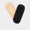 Lot 2 paires prot&egrave;ge-pieds multicolore femme