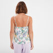 Caraco bretelles fines ecru femme