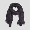 Foulard noir femme