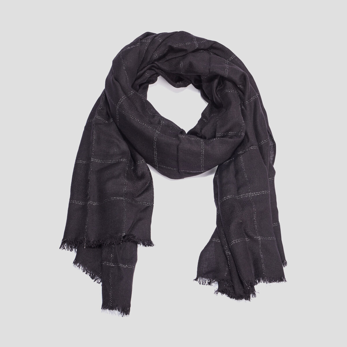 Foulard noir femme