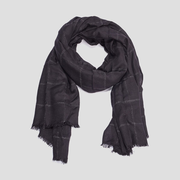 Foulard noir femme