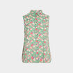 Blouse sans manches vert femme grande taille