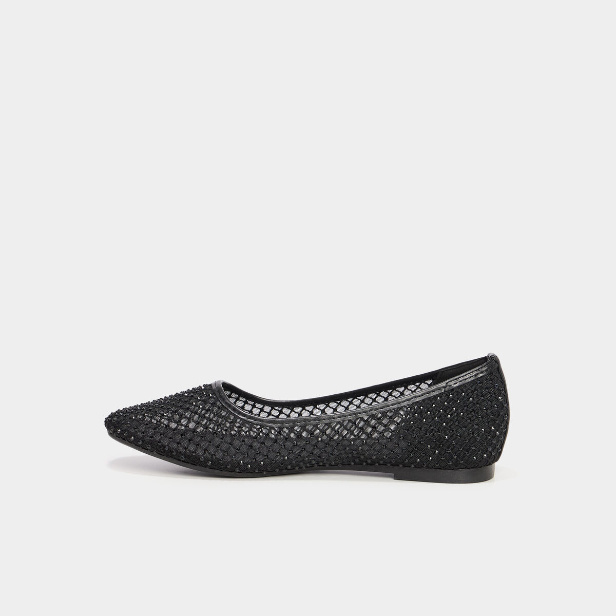 Ballerines strass noir femme