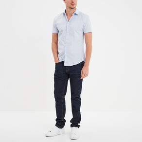 chemise droite manches courtes bleu ciel homme Chemise droite manches courtes bleu ciel homme