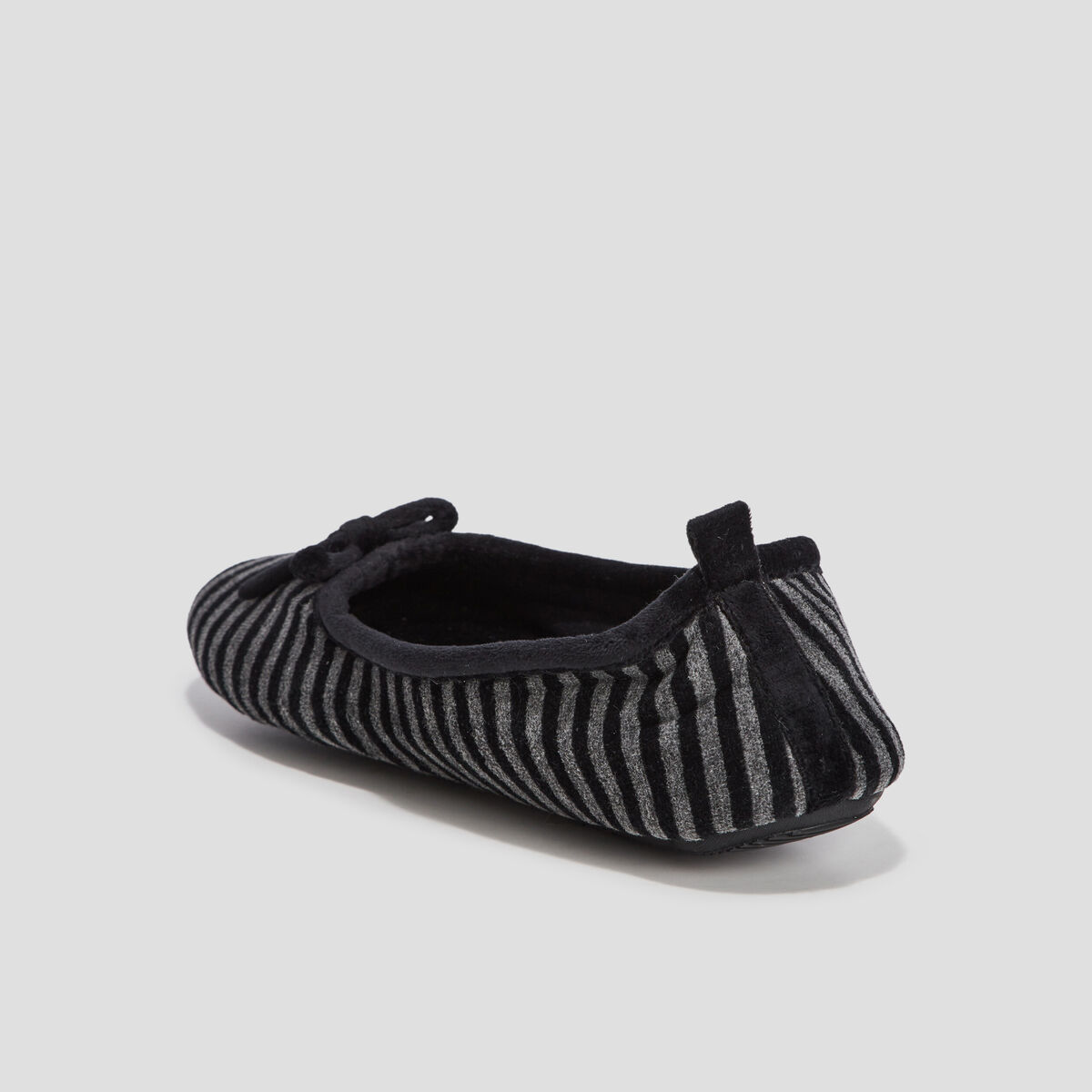 Chaussons ballerines noir femme