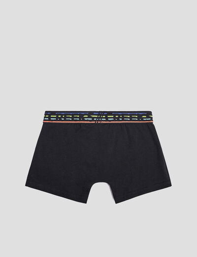 Lot 3 boxers Creeks noir garçon