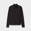 Veste de sport ajust&eacute;e avec fermeture noir femme