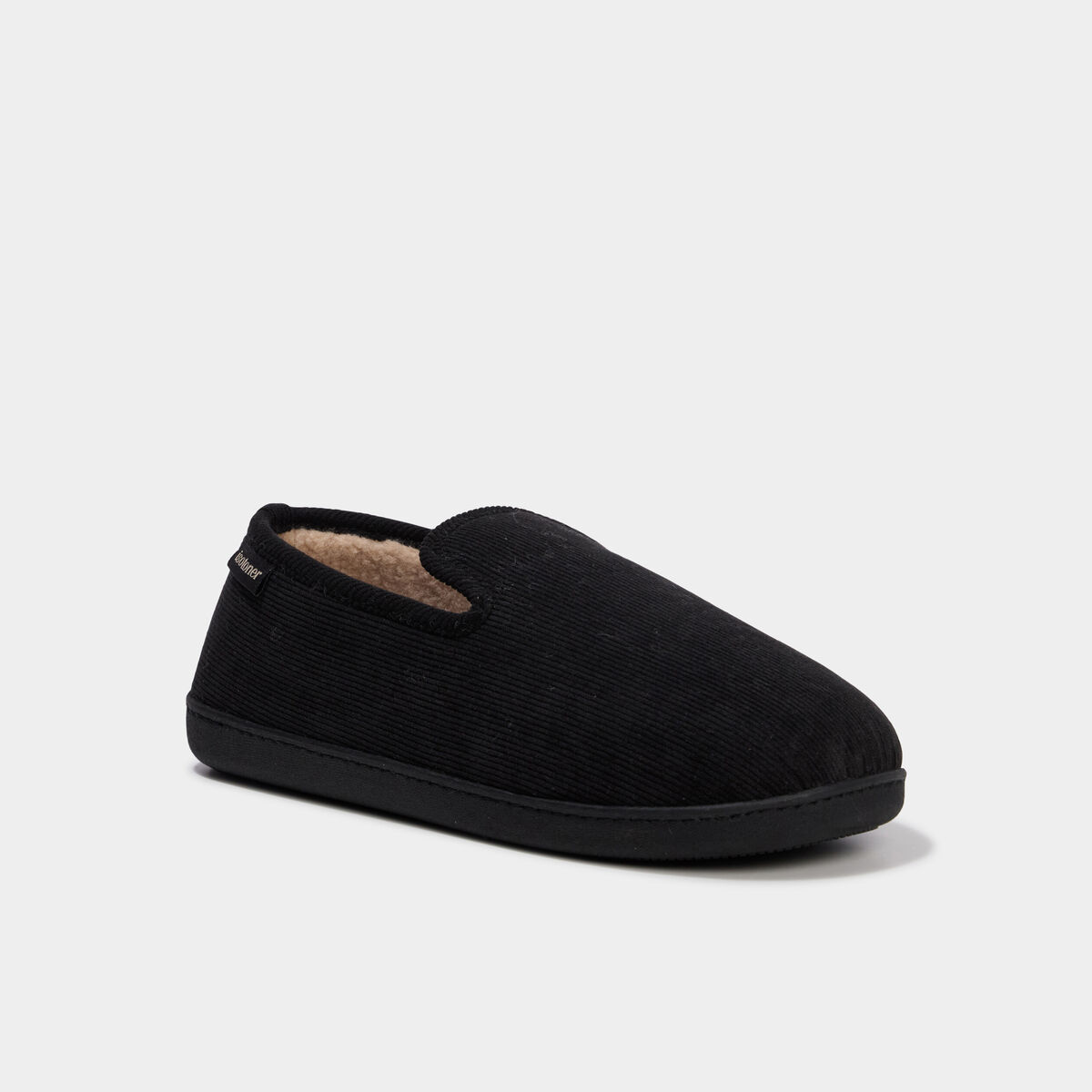 Chaussons fourr&eacute;s Isotoner taupe homme
