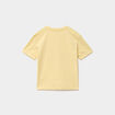 T-shirt manches courtes coton jaune gar&ccedil;on