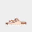 Mules métallisées Kickers rose femme