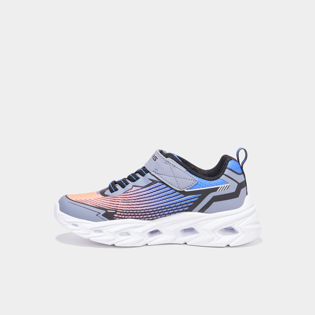 Baskets running semelles lumineuses orange fluo gar&ccedil;on