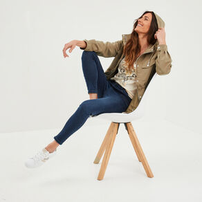 t shirt oversize col en v liberto ivoire femme T-shirt oversize col en V Liberto ivoire femme