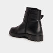 Bottines en cuir zippée Liberto noir femme