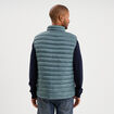 Doudoune sans manches l&eacute;g&egrave;re d&eacute;perlante vert canard homme