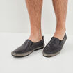 Loafers en cuir Walking gris homme