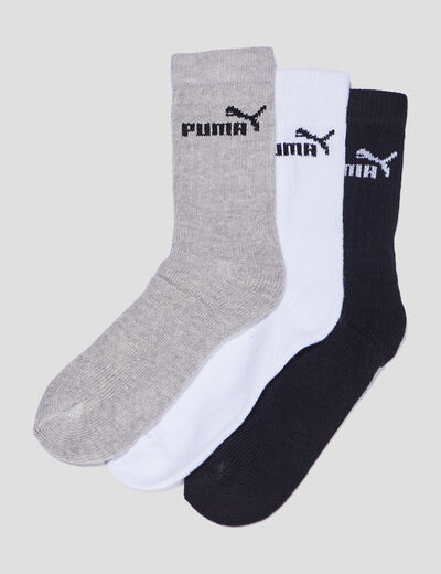 Lot 3 paires chaussettes Puma multicolore garçon
