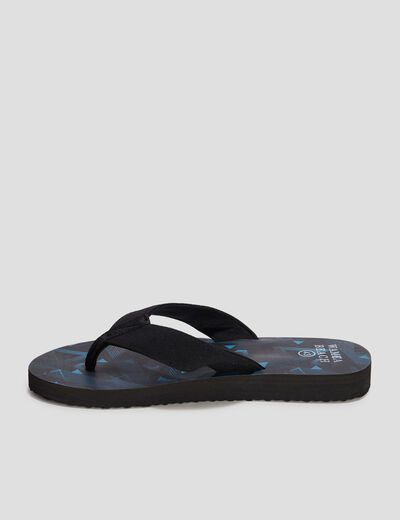Tongs de plage bleu homme