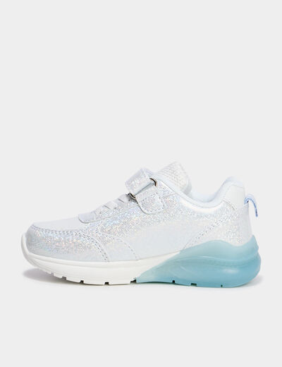 Running lumineuses Reine des neiges bleu ciel fille