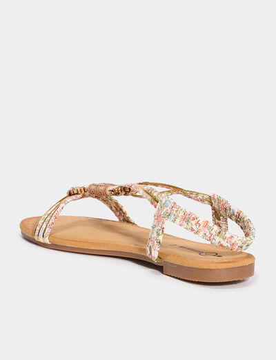 Sandales Mosquitos blanc femme