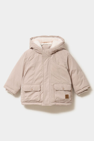 Parka &agrave; capuche doubl&eacute;e sable b&eacute;b&eacute; gar&ccedil;on