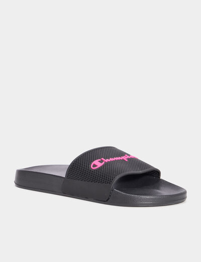 Mules Champion Daytona noir femme
