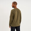 T-shirt manches longues vert kaki homme