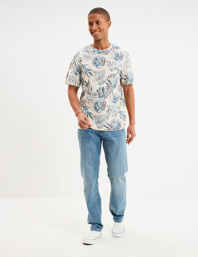 T-shirt manches courtes multicolore homme