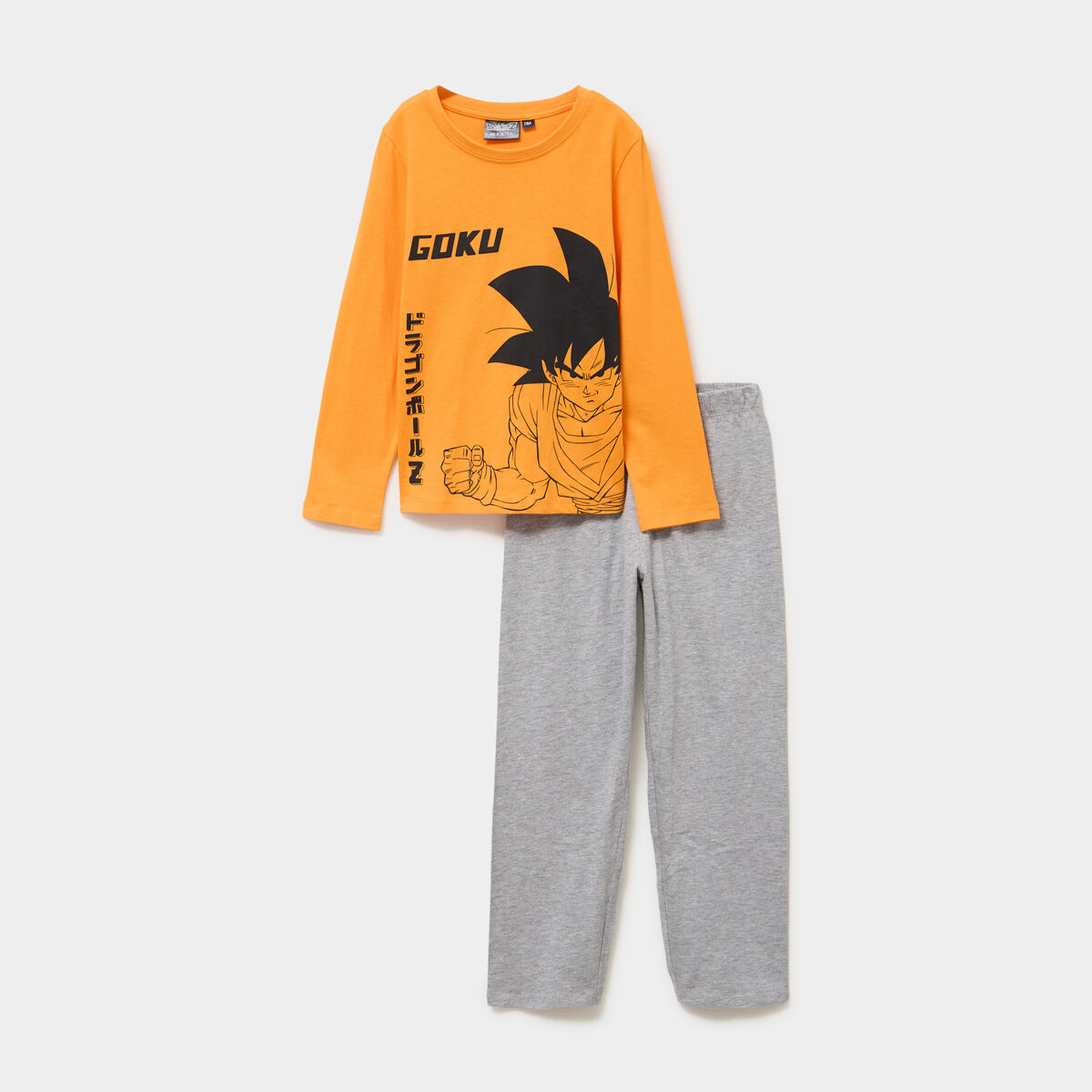 Ensemble pyjama pantalon Dragon Ball Z orange clair gar&ccedil;on