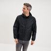Veste coupe-vent imperm&eacute;able &agrave; capuche noir mixte