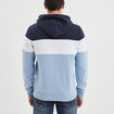 Sweat &agrave; capuche hoodie molleton Creeks bleu ciel homme