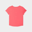 T-shirt manches courtes coton Creeks rose vif fille