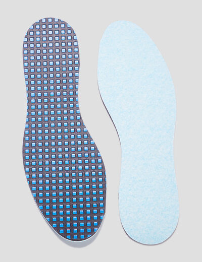 Semelles triple action Tawata bleu mixte