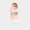 Babies brod&eacute;es renforc&eacute;es semelle souple rose b&eacute;b&eacute; fille