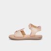 Sandales en cuir Cloonie rose bébé fille