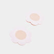 Lot 3 paires cache-tétons tissus beige femme