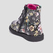 Bottines vernies à lacets multicolore bébé fille
