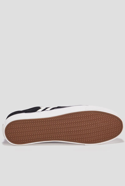Tennis en toile à lacets Creeks noir homme