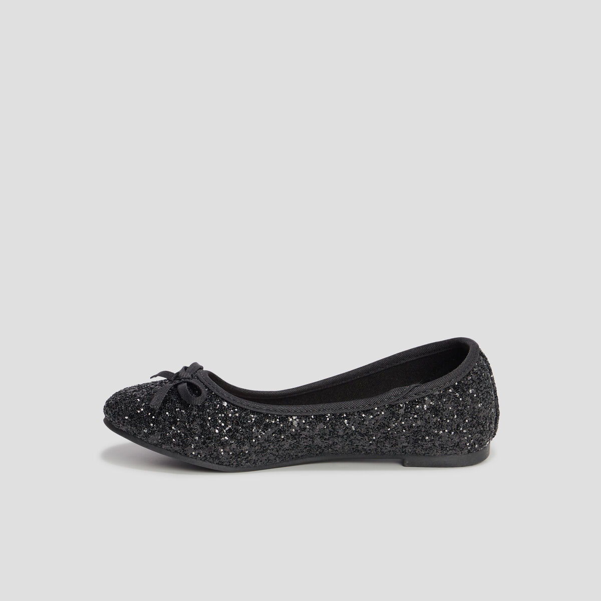 Ballerines à paillettes noir fille