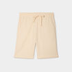 Bermuda droit effet reliéfé ecru homme