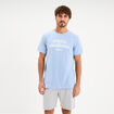 Ensemble pyjama short 2 pi&egrave;ces bleu ciel homme