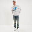 Sweat hoodie molleton Star Wars gris homme