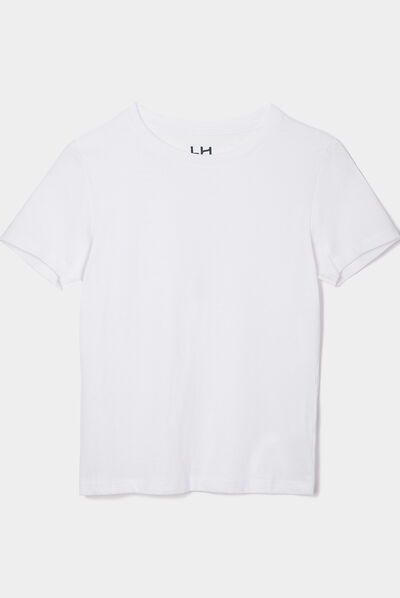 T-shirt manches courtes blanc garçon