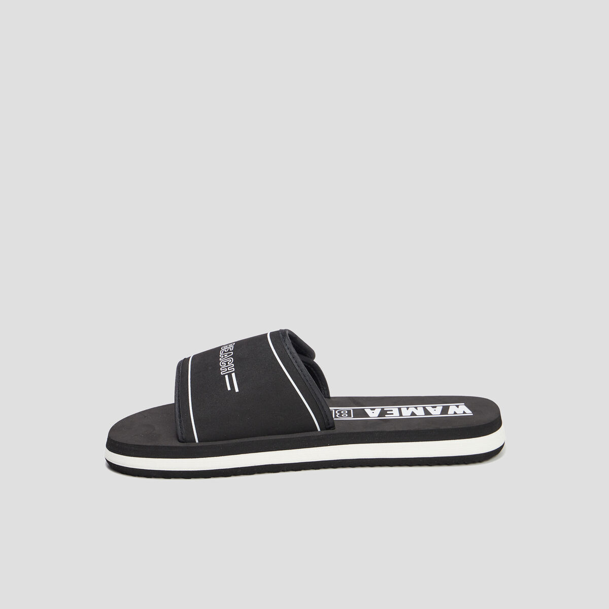 Mules &agrave; scratchs noir homme