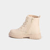 Boots à lacets sable fille