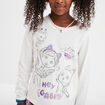 T-shirt Gabby et la Maison magique coton ivoire fille