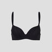 Soutien-gorge push-up microfibre noir femme