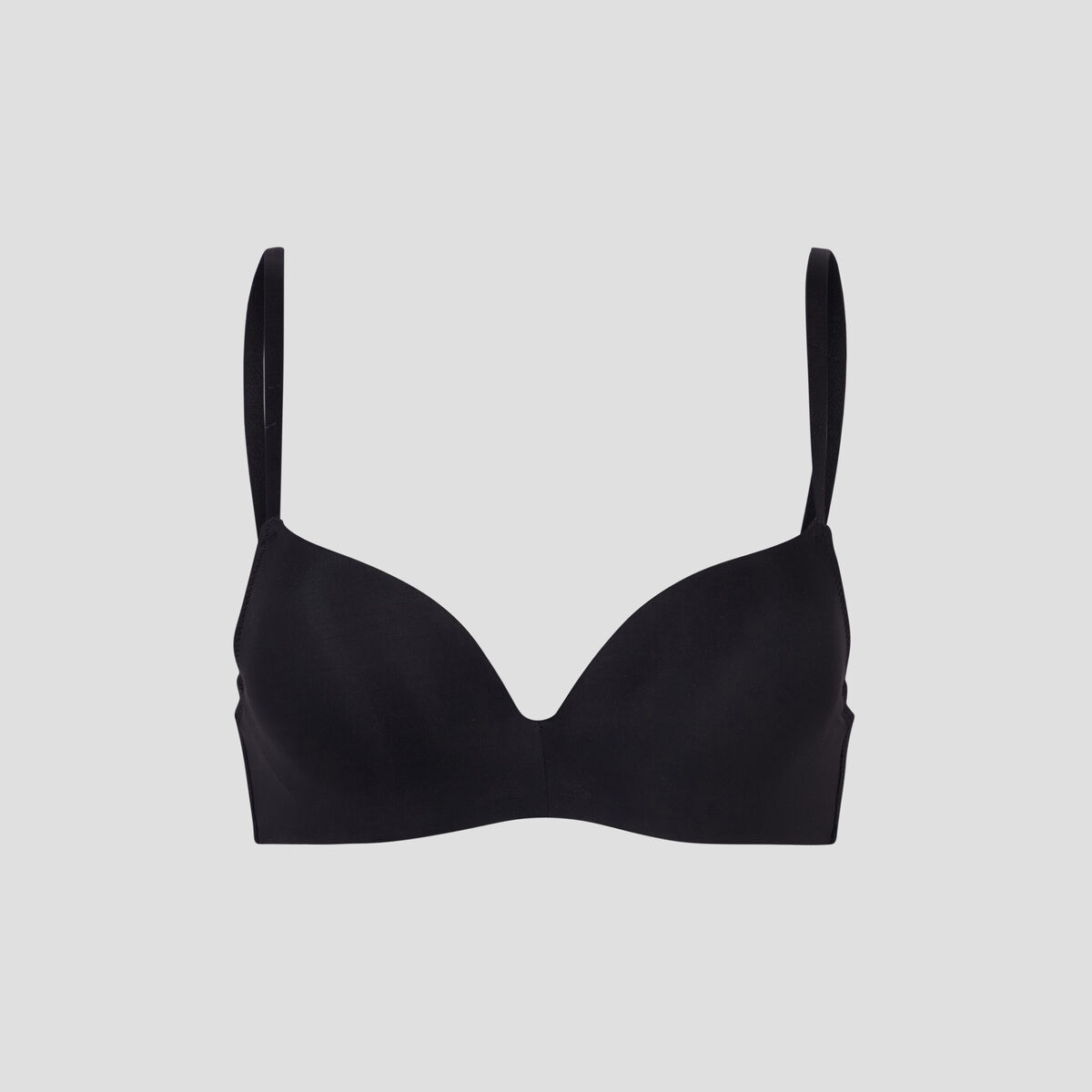 Soutien-gorge push-up microfibre noir femme