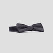 Noeud papillon effet satin noir homme