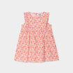 Robe patineuse avec volants coton Creeks blanc bébé fille