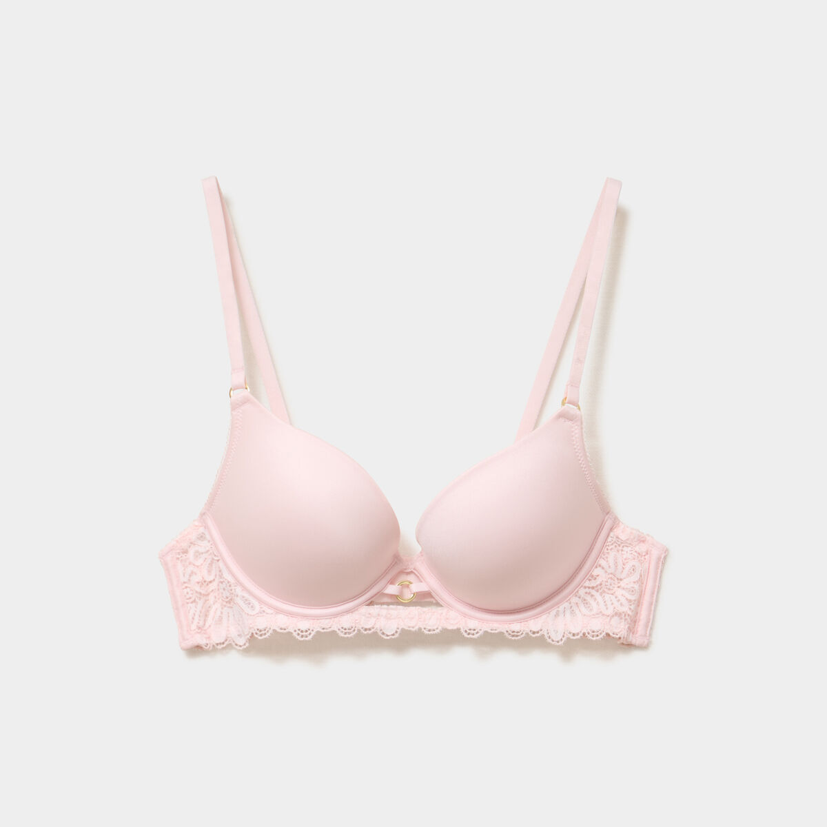 Soutien-gorge maxi push-up padd&eacute; rose clair femme